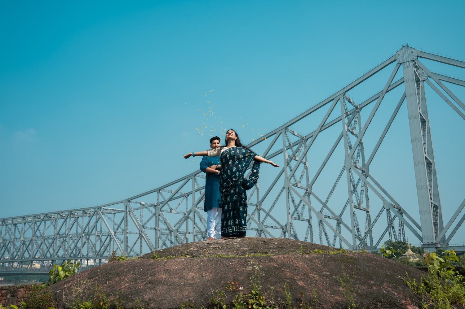 A quiet moment before the aashirbad, Bengali wedding photography by Subho Parinay